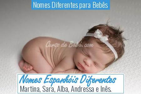Nomes Diferentes para BebÃÂªs - Nomes EspanhÃÂ³is Diferentes