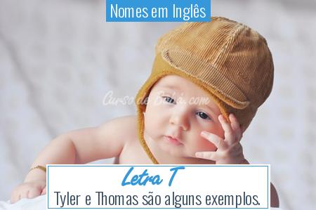Nomes em InglÃªs - Letra T