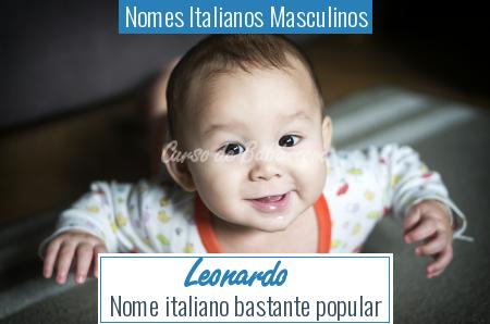Nomes Italianos Masculinos - Leonardo