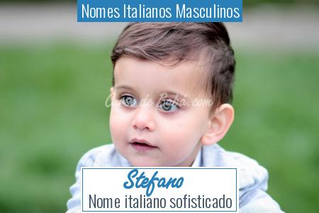 Nomes Italianos Masculinos - Stefano
