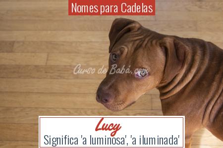 Nomes para Cadelas - Lucy