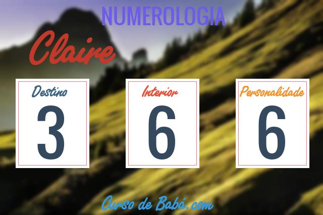 Significado do Nome Claire e sua numerologia