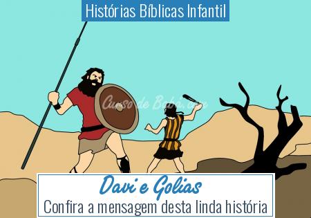 HistÃ³rias BÃ­blicas Infantil - Davi e Golias