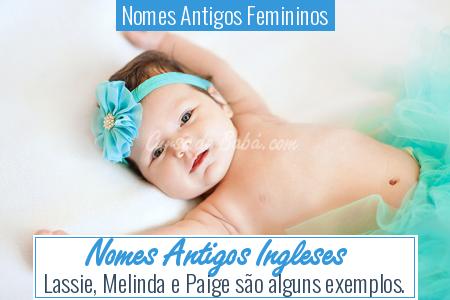 Nomes Antigos Femininos - Nomes Antigos Ingleses