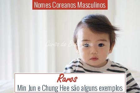 nomes femininos e masculinos em coreano 