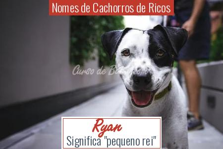 Nomes de Cachorros de Ricos - Ryan