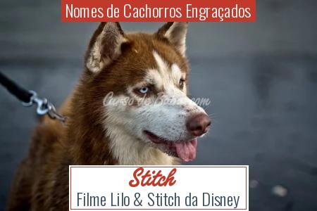 Nomes de Cachorros EngraÃ§ados - Stitch