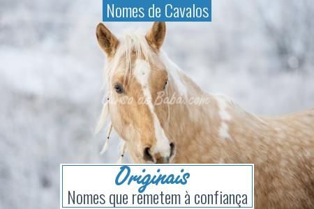 Nomes de Cavalos - Originais