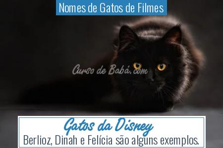 Nomes de Gatos de Filmes - Gatos da Disney