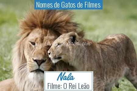 Nomes de Gatos de Filmes - Nala