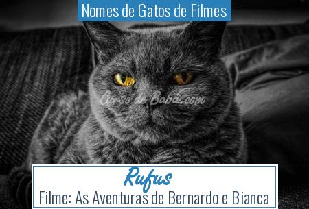 Nomes de Gatos de Filmes - Rufus