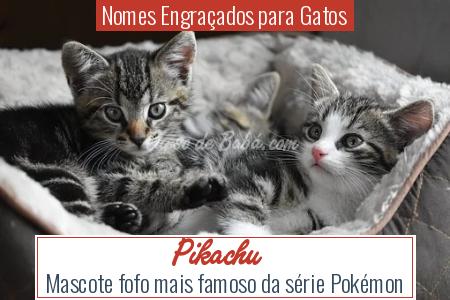 Nomes EngraÃÂ§ados para Gatos - Pikachu
