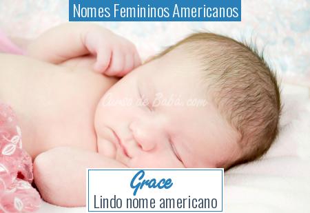 Nomes Femininos Americanos - Grace