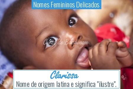 Nomes Femininos Delicados - Clarissa