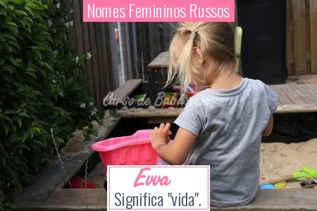 Nomes Femininos Russos - Evva