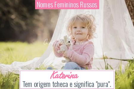 Nomes Femininos Russos - Katerina