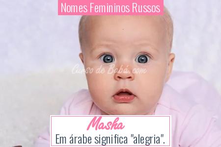Nomes Femininos Russos - Masha