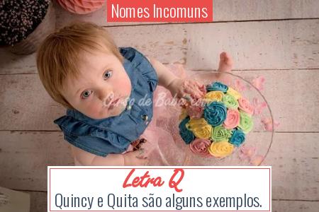 Nomes Incomuns - Letra Q