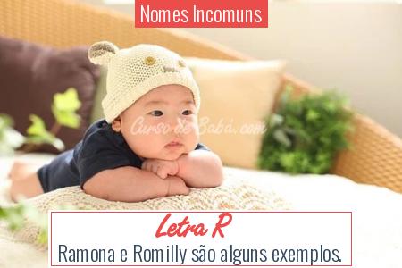 Nomes Incomuns - Letra R