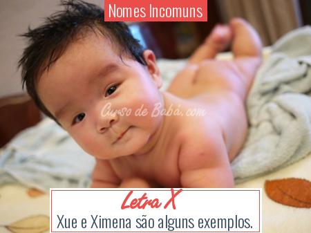 Nomes Incomuns - Letra X