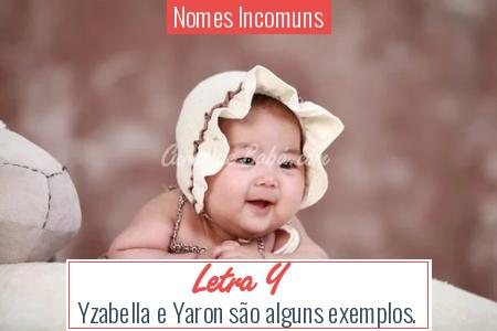 Nomes Incomuns - Letra Y