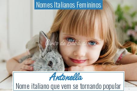 Nomes Italianos Femininos - Antonella
