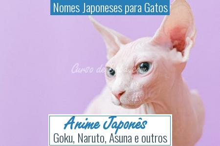 Nomes Japoneses para Gatos - Anime JaponÃªs