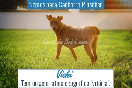Nomes para Cachorro Pinscher - Vicki