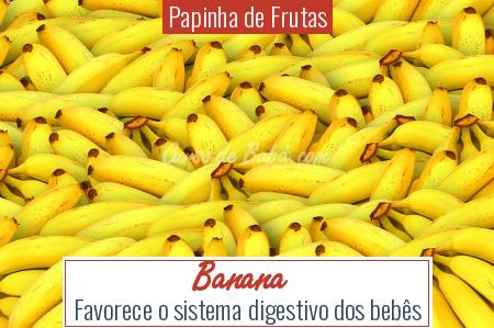 Papinha de Frutas - Banana