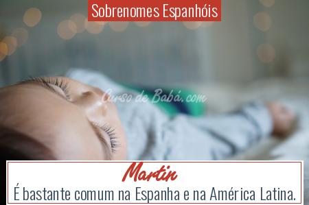 Sobrenomes EspanhÃ³is - Martin