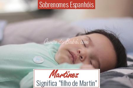 Sobrenomes EspanhÃ³is - Martinez