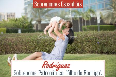 Sobrenomes EspanhÃ³is - Rodriguez