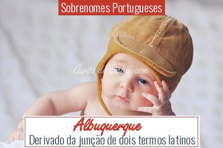 Sobrenomes Portugueses - Albuquerque