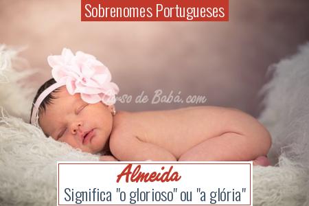 Sobrenomes Portugueses - Almeida