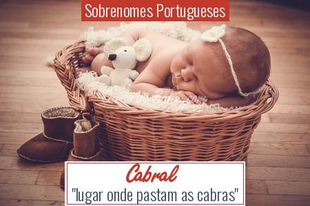 Sobrenomes Portugueses - Cabral